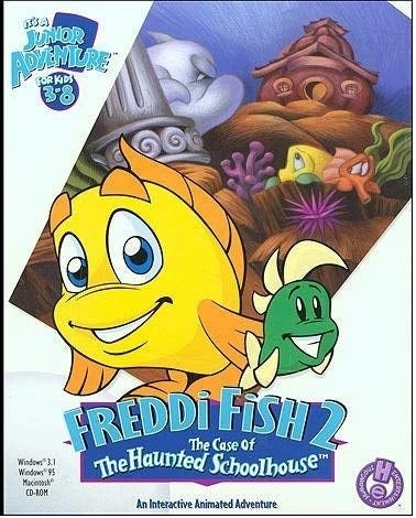 Humongous Entertainment Freddi Fish 2 The Case of The Haunted Schoolhouse PC Game