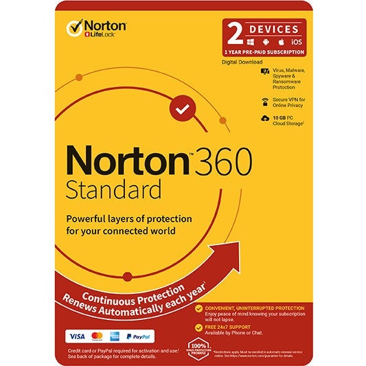 Norton 360 Standard Security Software