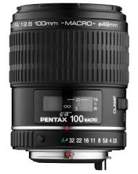 Pentax SMC D FA 100mm F2.8 Macro WR Lens