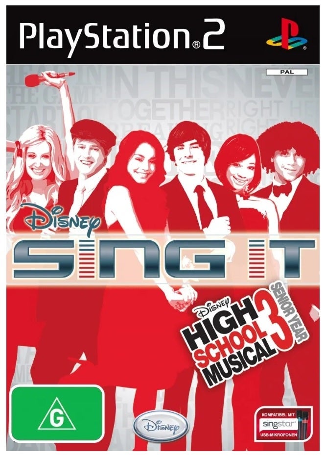 Disney High School Musical 3 Sing It Refurbished PS2 Playstation 2 Game