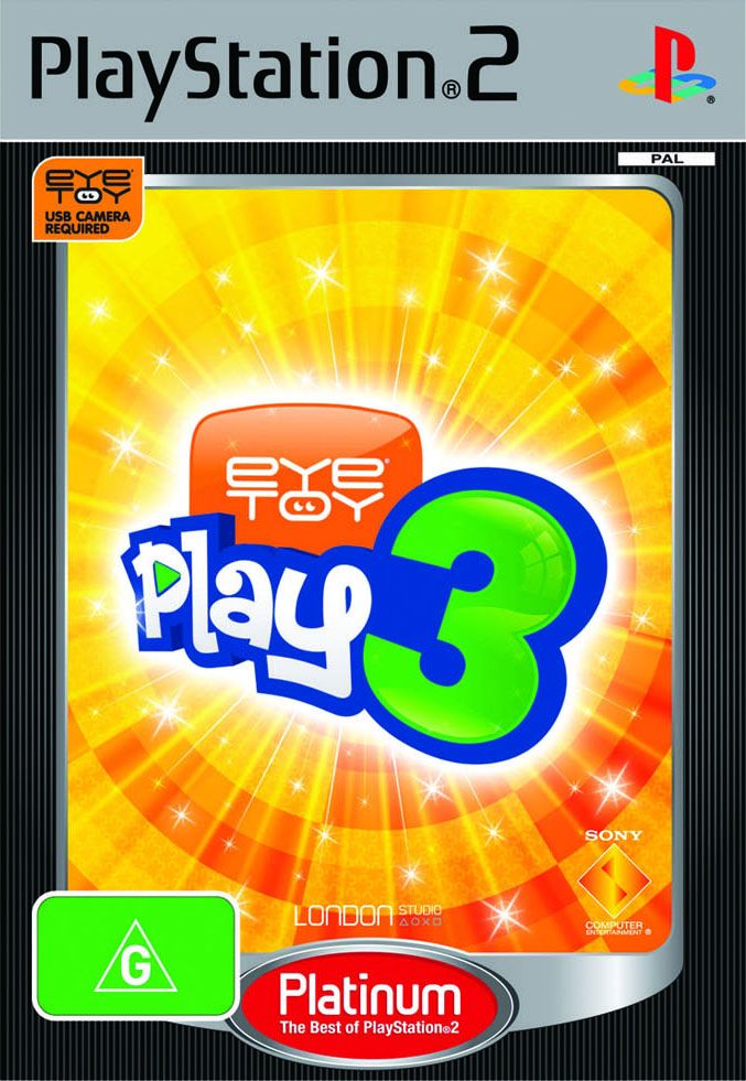 Sony Eye Toy Play 3 Refurbished PS2 Playstation 2 Game