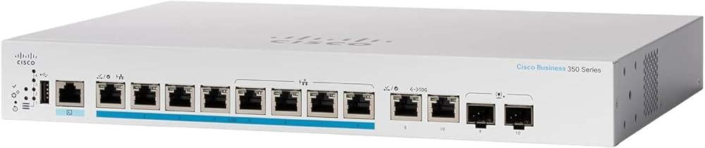 Cisco CBS350-8MGP-2X Networking Switch