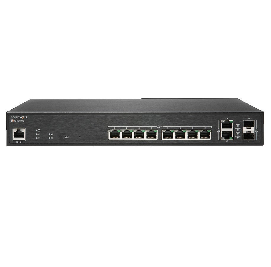 Sonic Wall SWS12-10FPOE Networking Switch