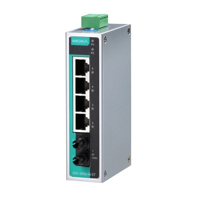 Moxa EDS-205A-M-ST 5-Port Networking Switch