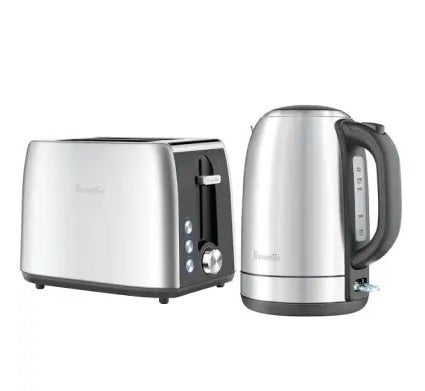 Breville The Breakfast Pack LKT640 Toaster and Kettle