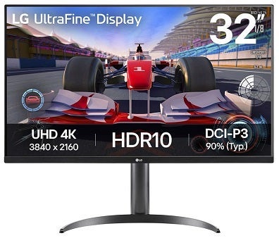 LG UltraFine 32UR550K-B 31.5inch 4K UHD Gaming Monitor