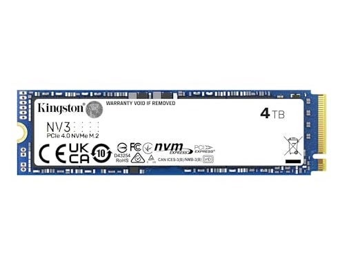 Kingston NV3 NVMe PCIe Gen 4.0 Solid State Drive