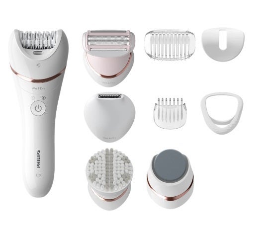 Philips Epilator Series 8000 BRE740 Wet and Dry Epilator