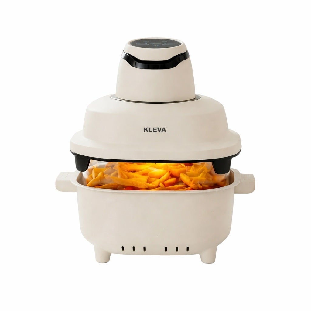 Kleva Range Clear Crisp 4.5L Glass 4-in-1 Versatile Air Fryer