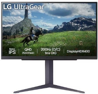 LG UltraGear 27GS85Q-B 27 inch QHD Gaming Monitor