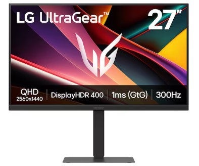 LG UltraGear 27G640A-B 27 inch QHD Gaming Monitor
