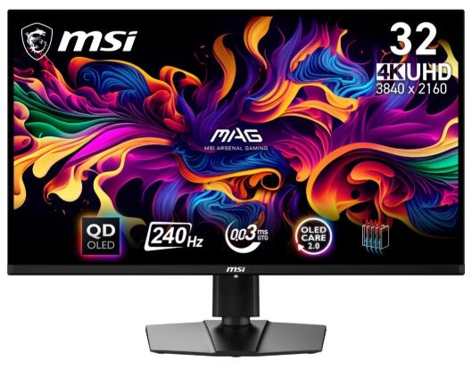 MSI MAG 321UPX 32 inch QD-OLED 4K UHD Gaming Monitor