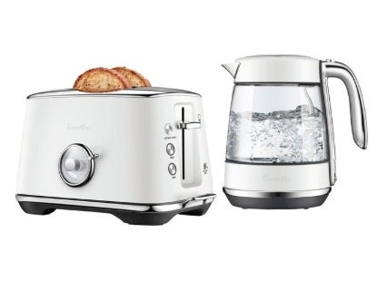 Breville The Crystal Luxe Duo BKT765 Toaster and Kettle