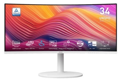 MSI Modern MD342CQPW 34 inch Ultrawide UWQHD Curved Monitor