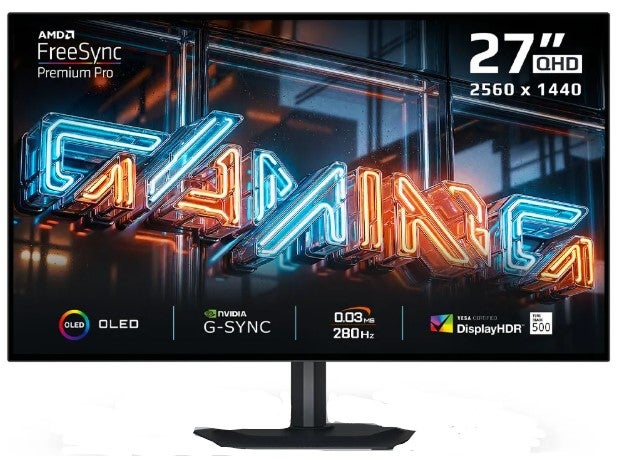 Gigabyte MO27Q28G 27 inch WOLED QHD Gaming Monitor