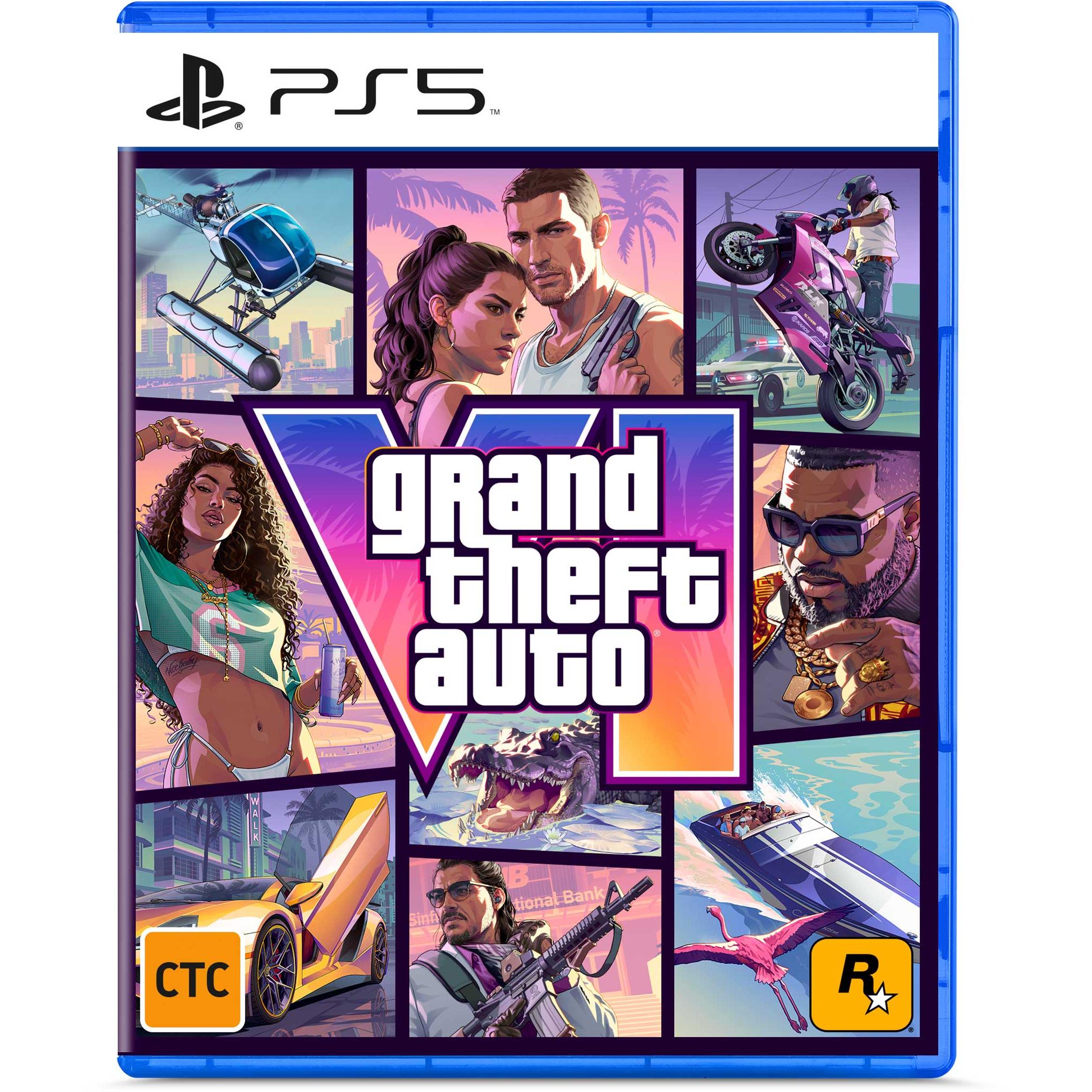 Rockstar Grand Theft Auto VI PlayStation 5 PS5 Game