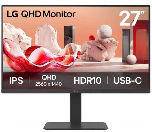 LG 27BA65QB-B 27 inch QHD Monitor