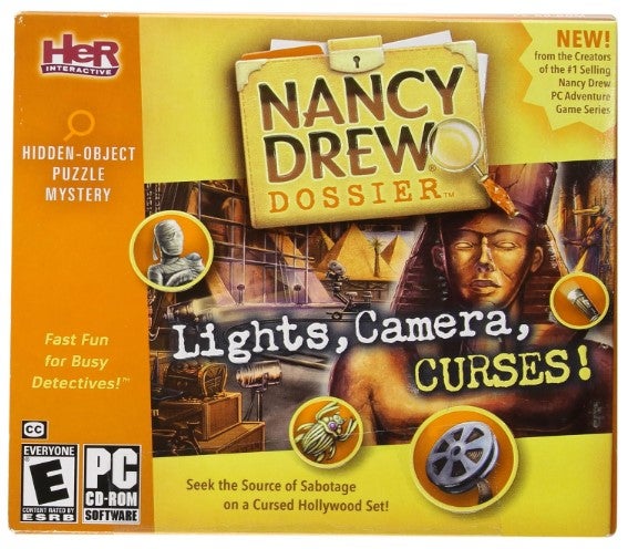 Her Interactive Nancy Drew Dossier Lights Camera Curses PC Game