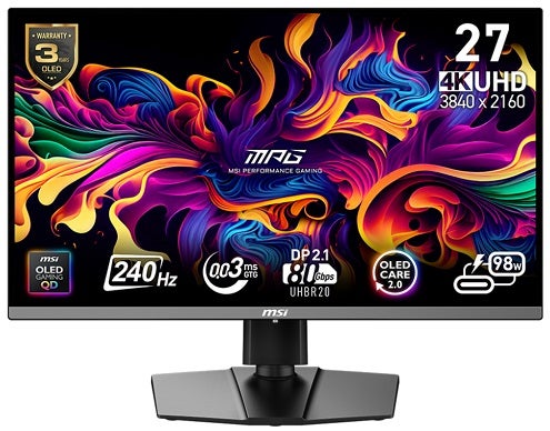 MSI MPG 272URX 26.5inch OLED 4K UHD Gaming Monitor