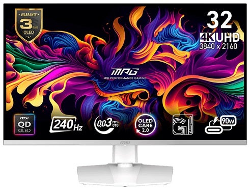 MSI MPG 321URXW 31.5inch OLED 4K UHD Gaming Monitor