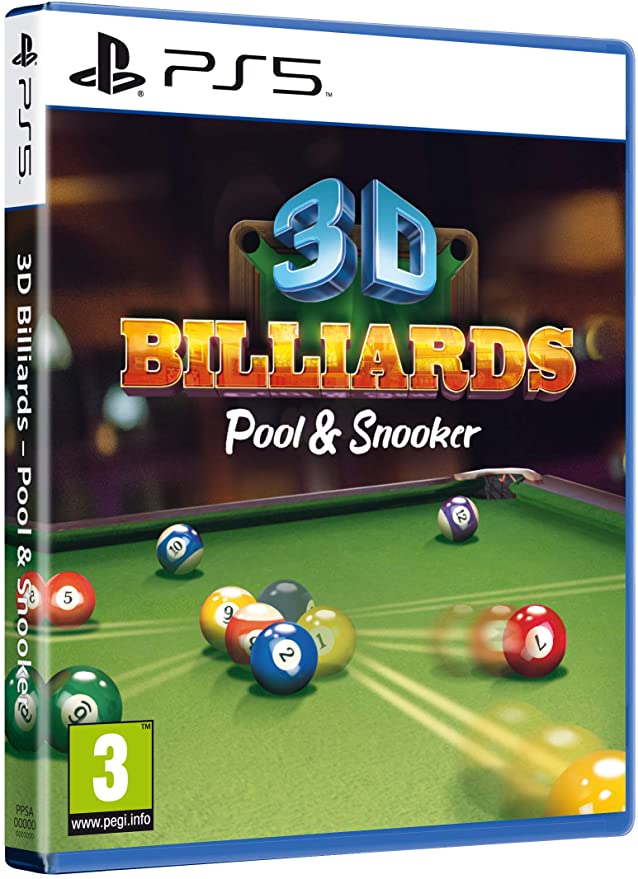 PQube 3D Billiards Pool and Snooker PS5 PlayStation 5 Game