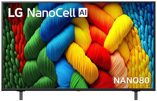 LG NanoCell NANO80A 50-inch UHD 4K Smart TV 2025 (50NANO80ASA)