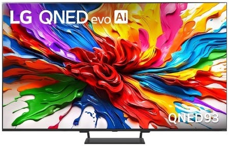 LG QNED Evo QNED93A 75-inch AI Mini LED 4K Smart TV 2025 (75QNED93ASA)