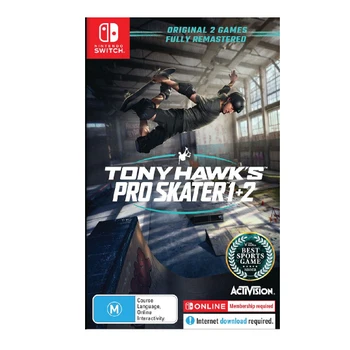 Activision Tony Hawks Pro Skater 1 Plus 2 Nintendo Switch Game