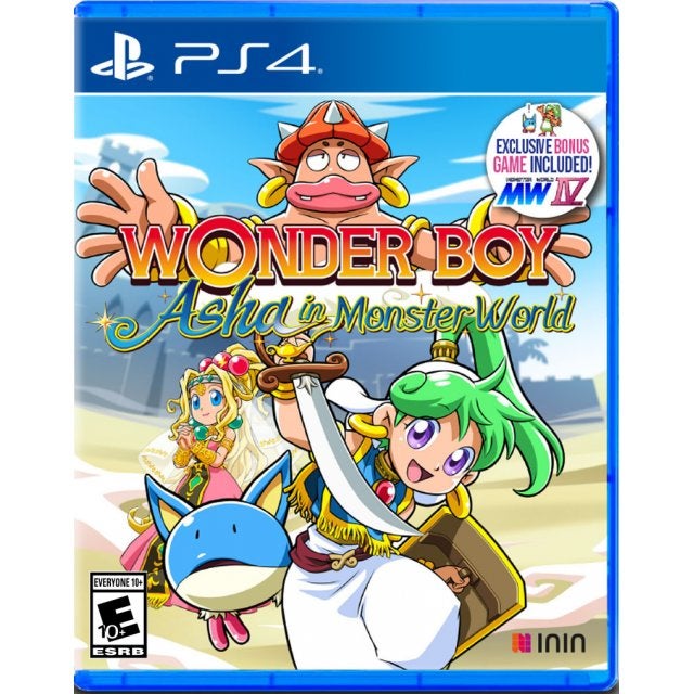 ArtDink Wonder Boy Asha In Monster World PS4 Playstation 4 Game