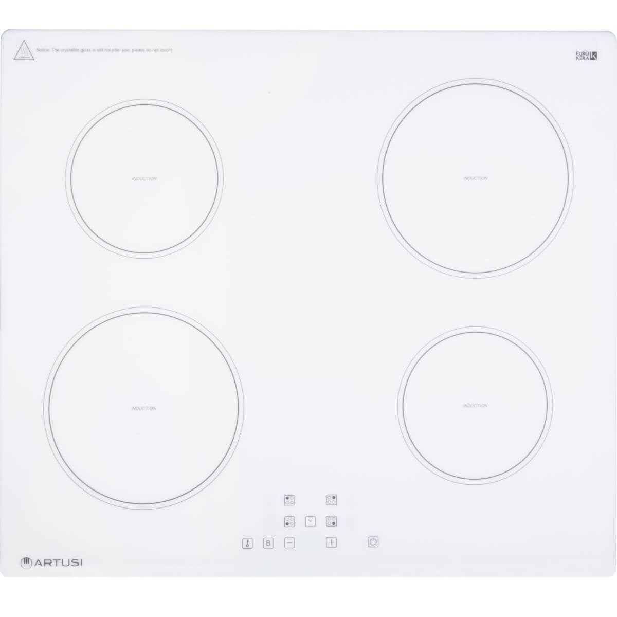 Artusi CAID6000 60cm 4 Zone Induction Cooktop