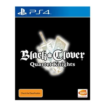 Bandai Black Clover Quartet Knights PS4 Playstation 4 Game