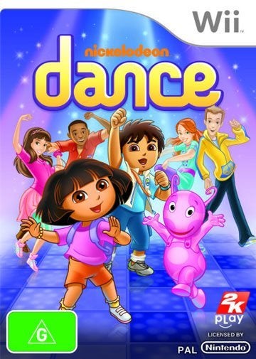 2k Games Nickelodeon Dance Nintendo Wii Game