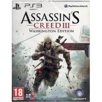 Ubisoft Assassins Creed III Washington Edition PS3 Playstation 3 Game