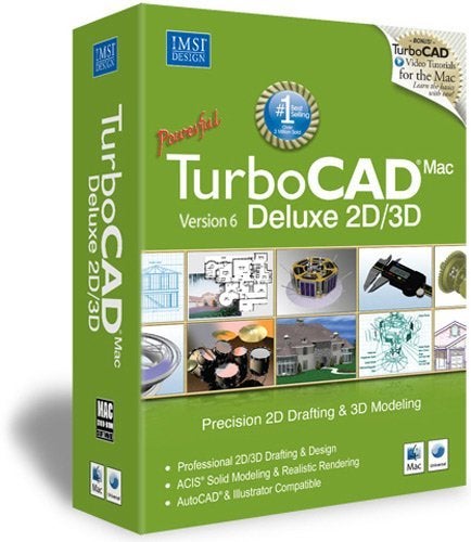 TurboCad Deluxe 2D/3D v6 for Mac Graphics Software