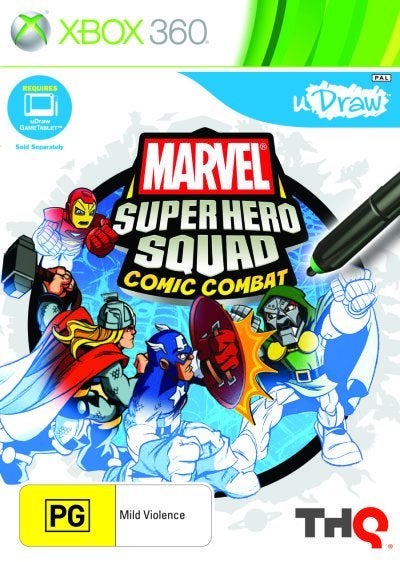 THQ Marvel Super Hero Squad Comic Combat Xbox 360 Game