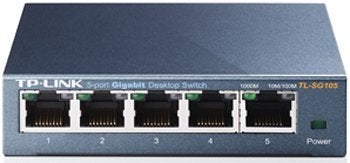 TP-Link TL-SG105 5-Port Gigabit Desktop Switch - Metal Housing
