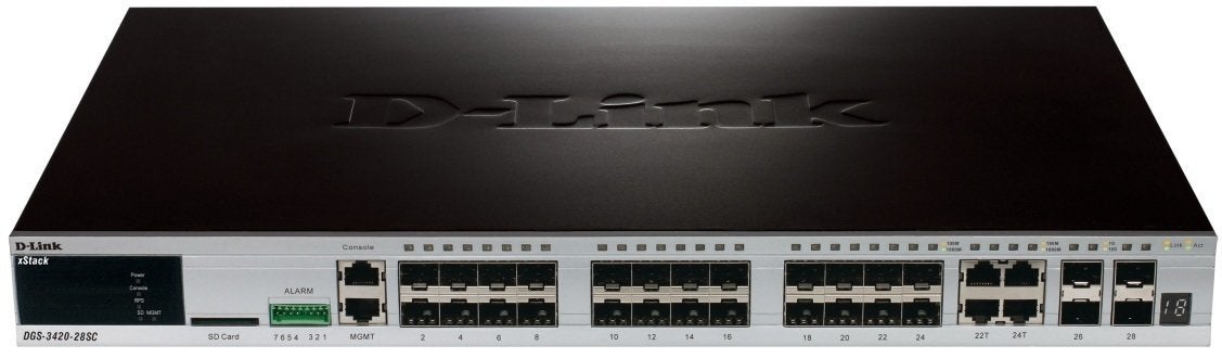 D-Link DGS-3420-28SC 28 Port Networking Switch