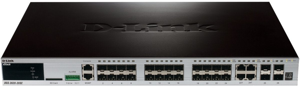 D-Link DGS-3620-28SC 24 Port Networking Switch
