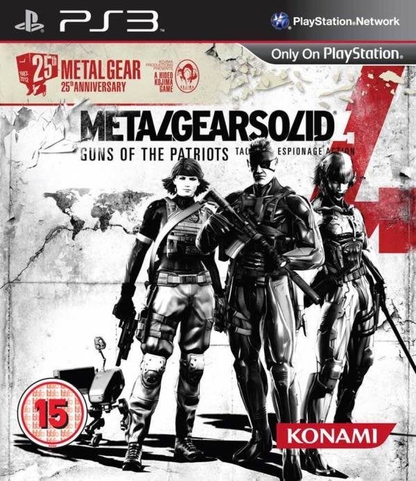 Konami Metal Gear Solid 4 25th Anniversary Edition PS3 Playstation 3 Game