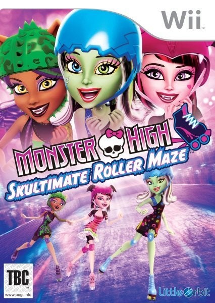 Little Orbit Monster High Skultimate Roller Maze Nintendo Wii Game