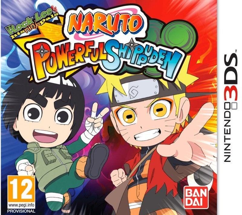 Namco Naruto Powerful Shippuden Nintendo 3DS Game