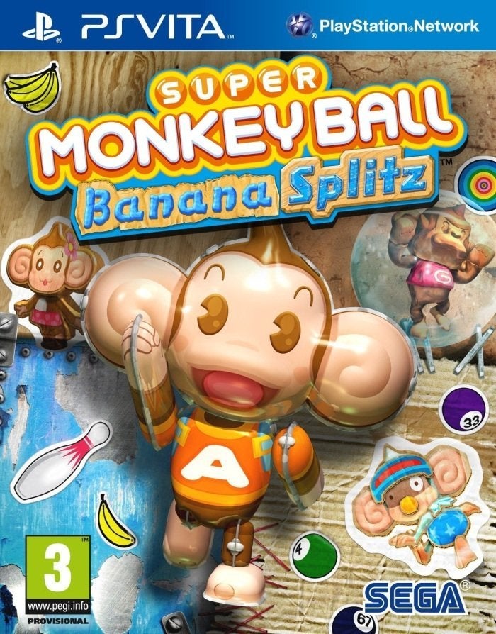 Sega Super Monkey Ball Banana Splitz PS Vita Game