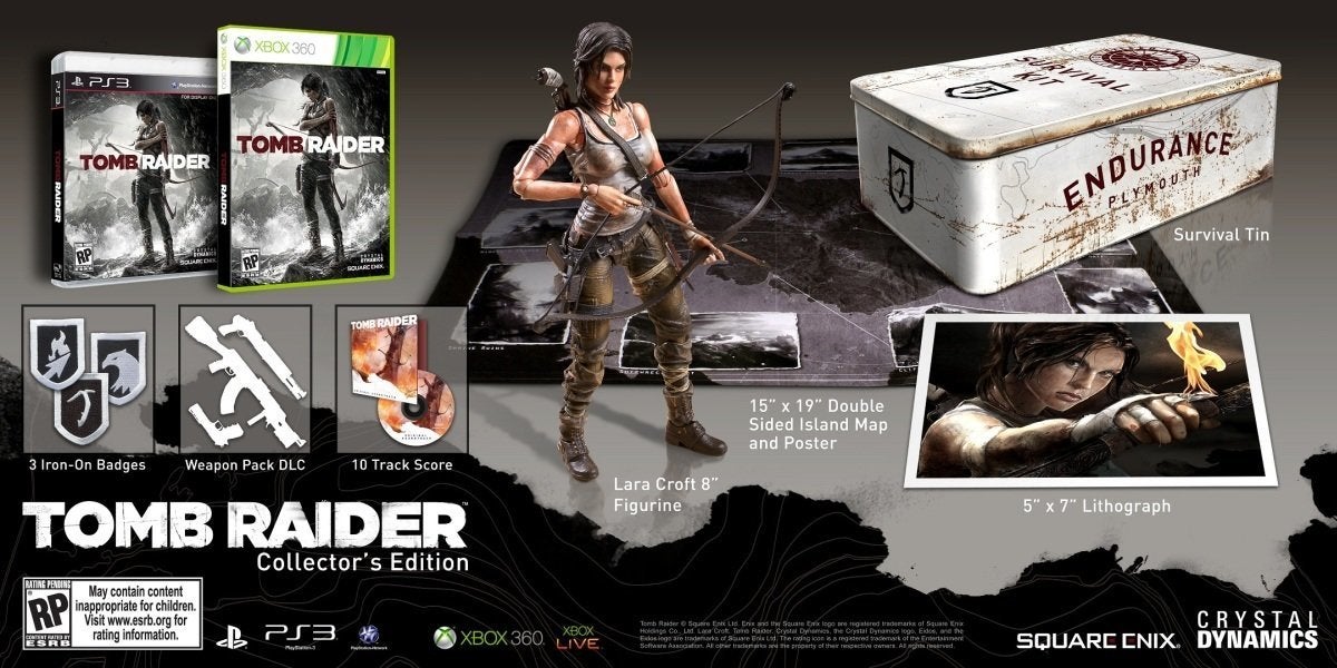 Square Enix Tomb Raider Collectors Edition Xbox 360 Game
