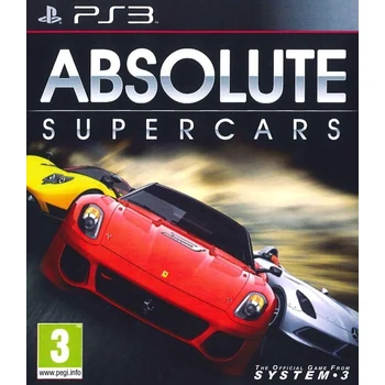 System 3 Absolute Supercars PS3 Playstation 3 Game