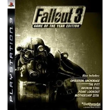 Bethesda Softworks Fallout 3 Game Of The Year Edition PS3 Playstation 3 Games