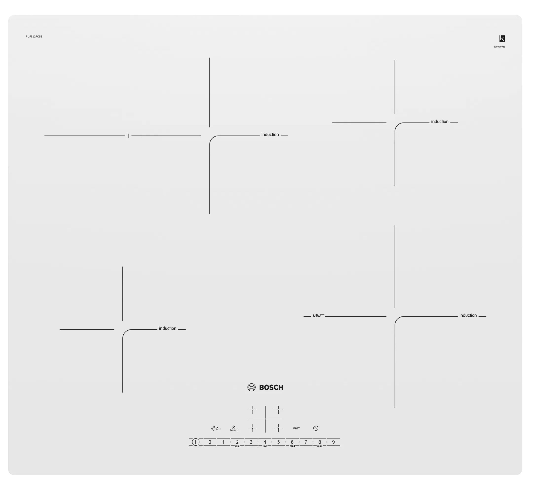 Bosch PUF612FC5E Kitchen Cooktop