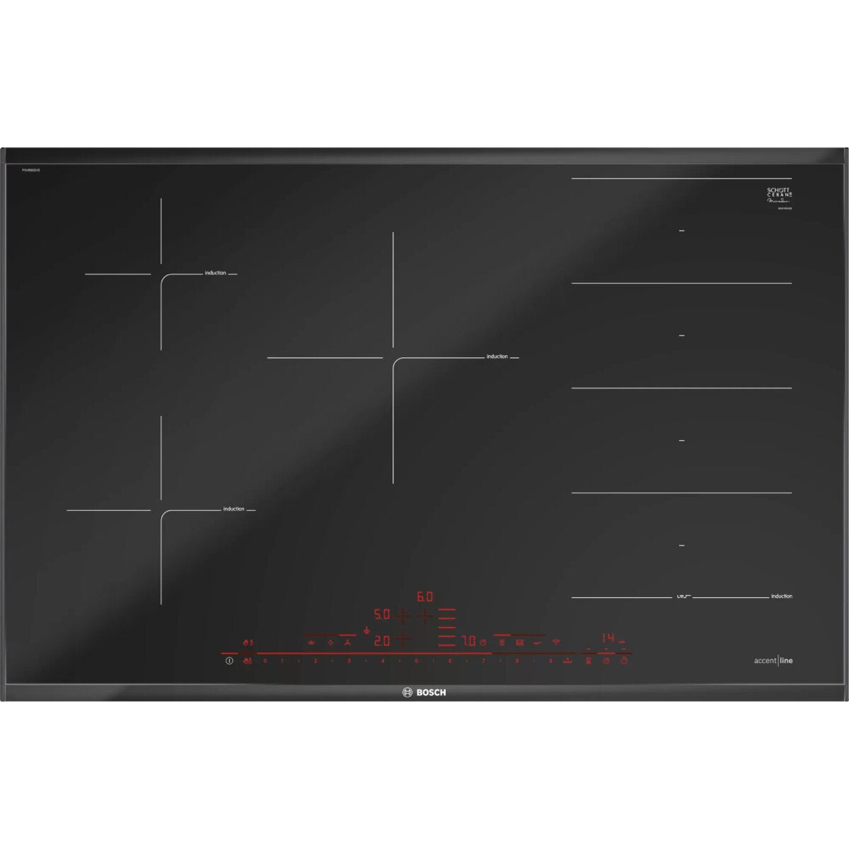 Bosch PXV890DV5E 80cm Flex Induction Cooktop