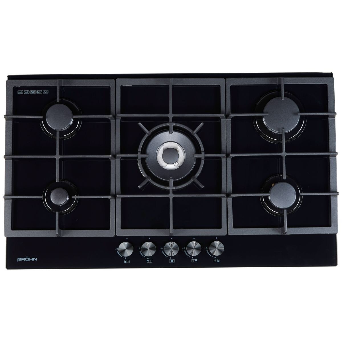 Brohn BRGC-AGCP9053-D 90cm 5 Burners Gas Cooktop