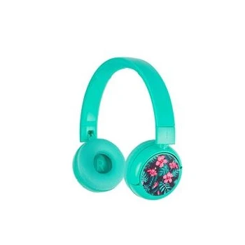 BuddyPhones POP Turquoise Headphones