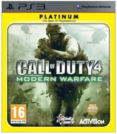 Activision Call Of Duty 4 Modern Warfare Platinum PS3 Playstation 3 Game